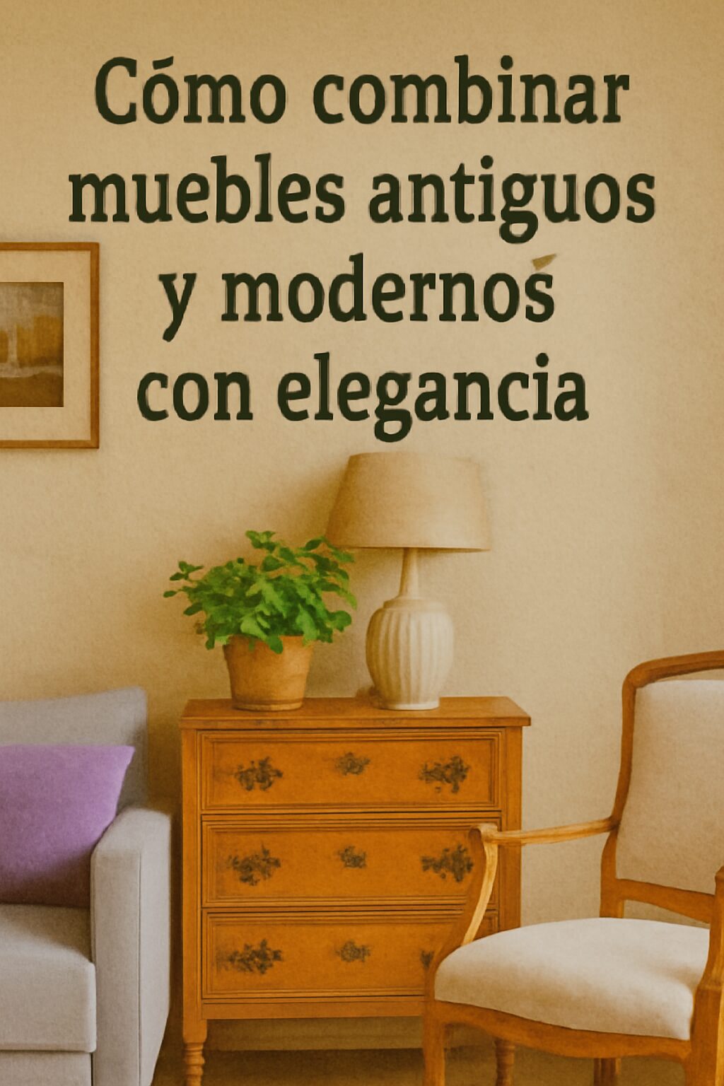 Cómo combinar muebles antiguos y modernos con elegancia