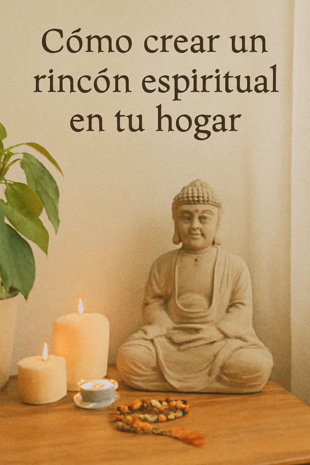 Cómo crear un rincón espiritual en tu hogar