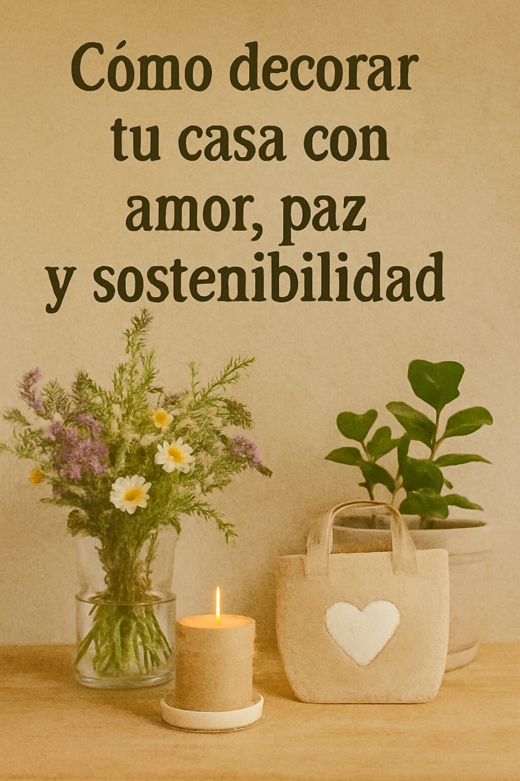 Cómo decorar tu casa con amor, paz y sostenibilidad