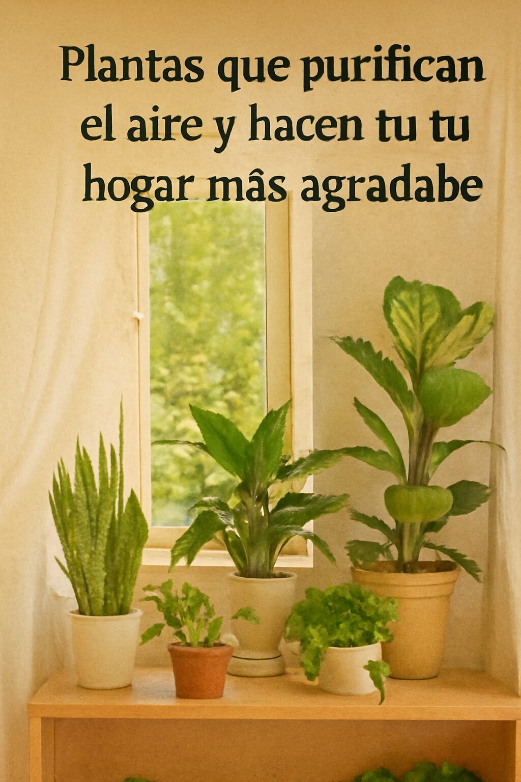Plantas que purifican el aire y hacen tu hogar más agradable
