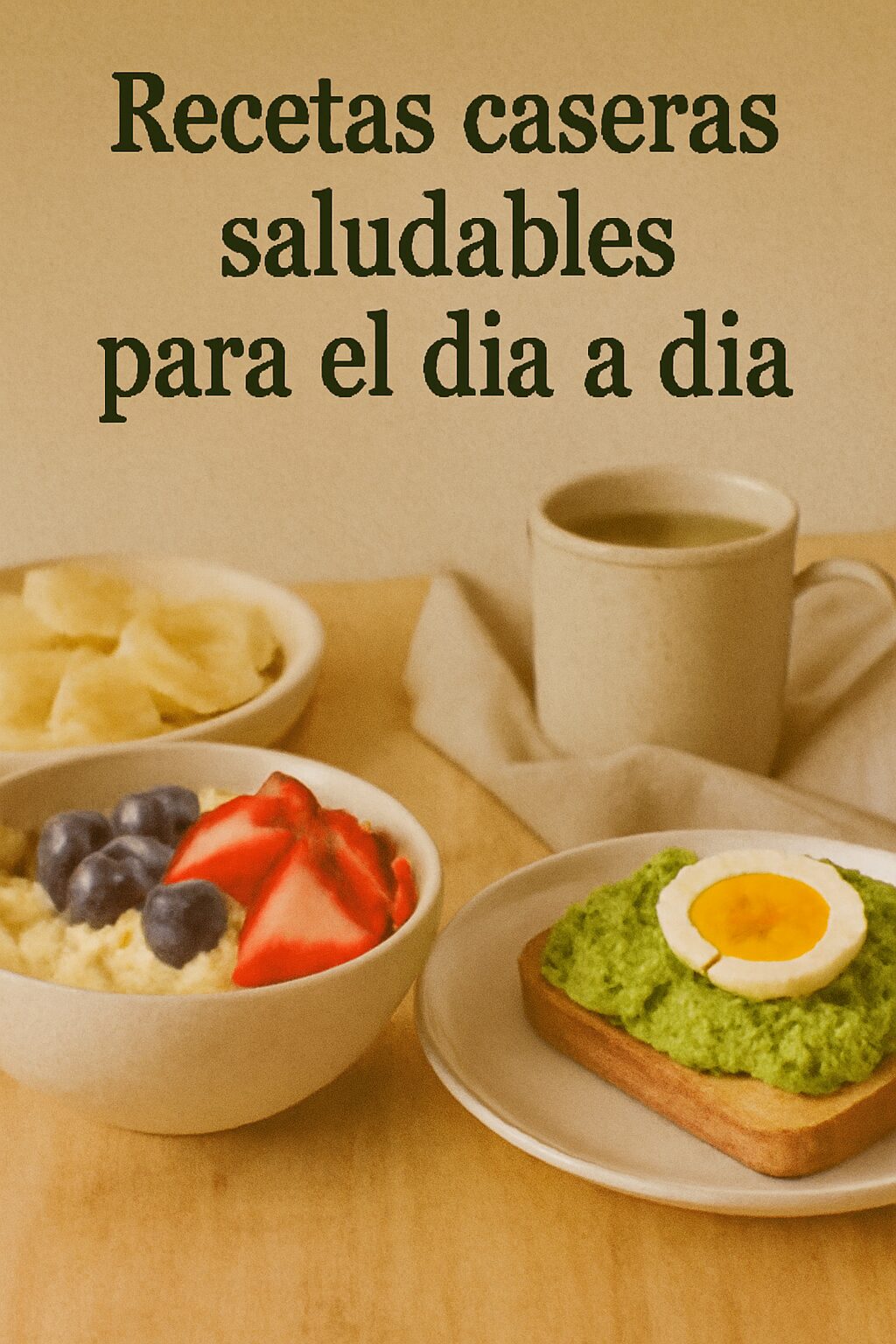 Recetas caseras saludables para el día a día