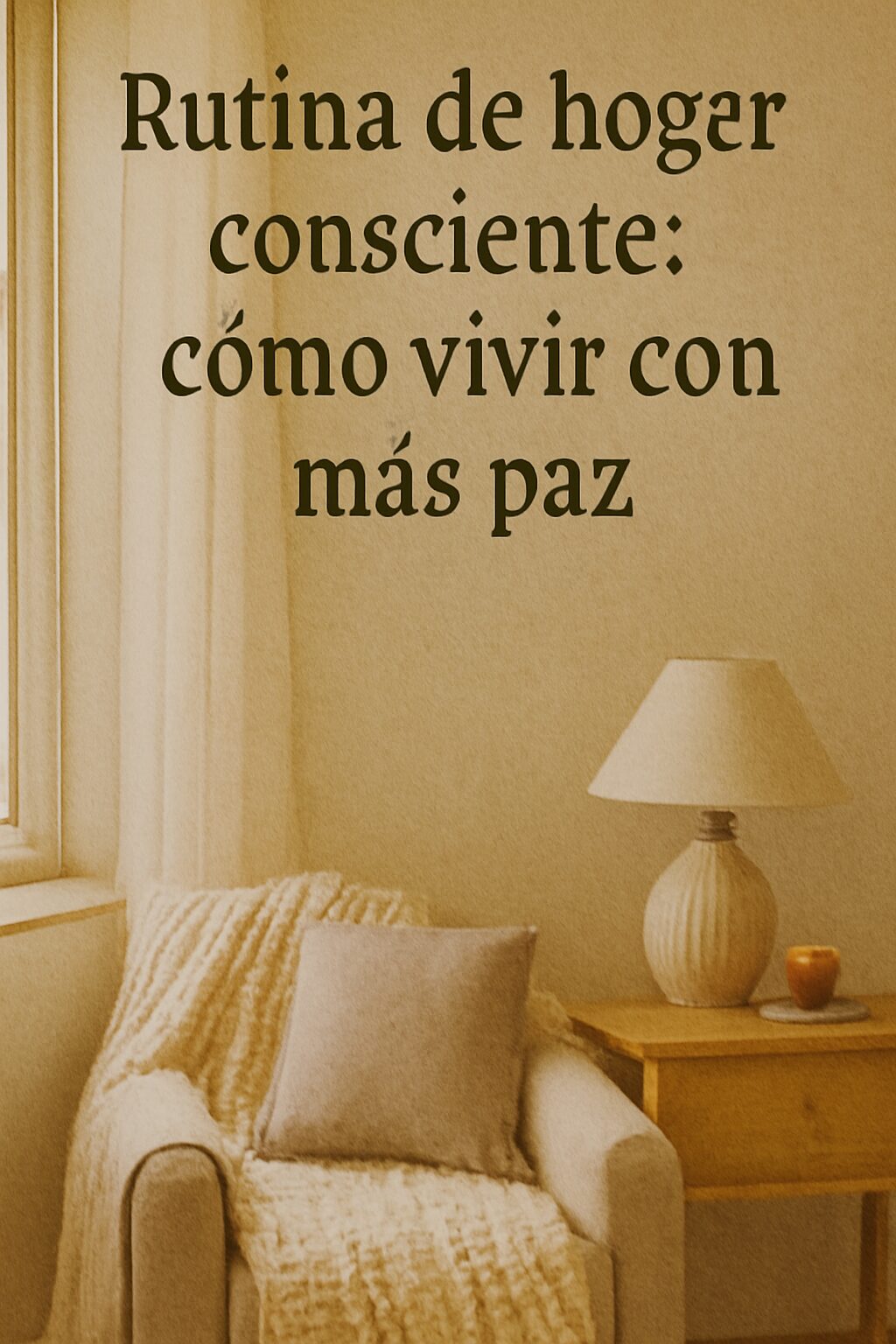 Rutina de hogar consciente: cómo vivir con más paz