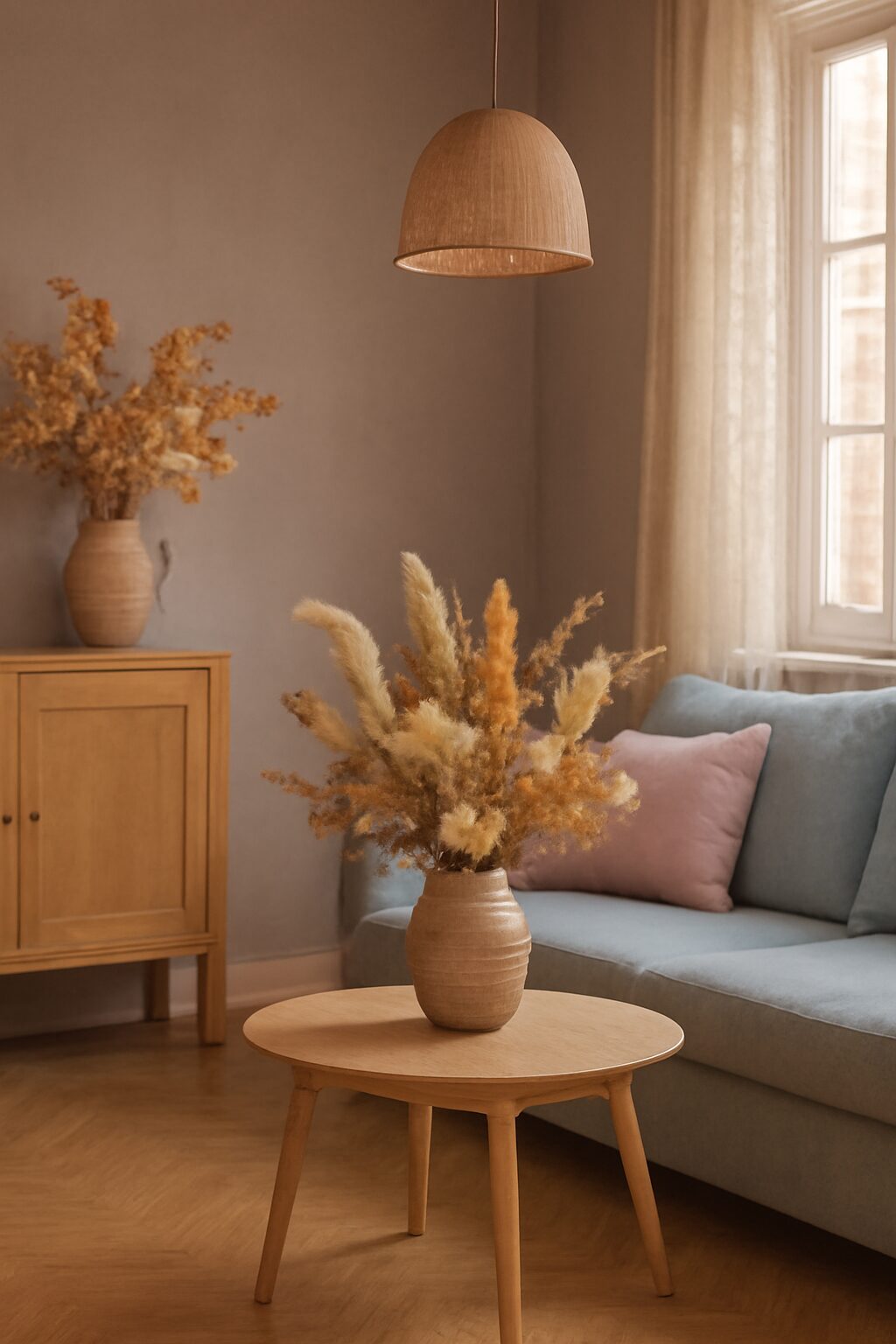 Flores secas en la decoración: ideas hermosas y duraderas