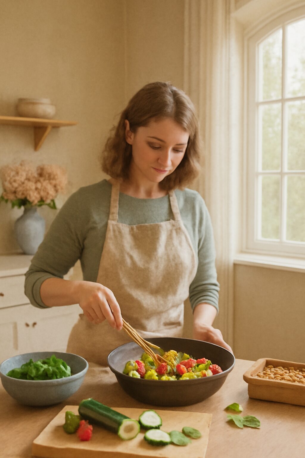 Recetas vegetarianas fáciles con ingredientes básicos