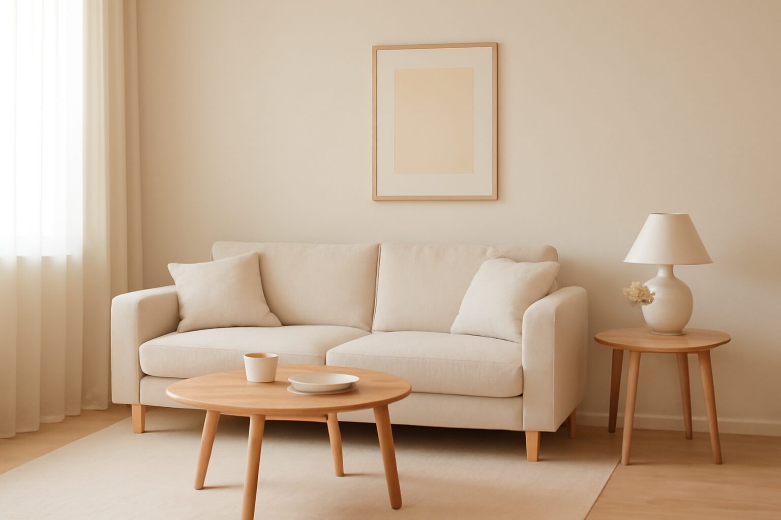 Cómo crear una sala minimalista acogedora: claves para que no se sienta fría