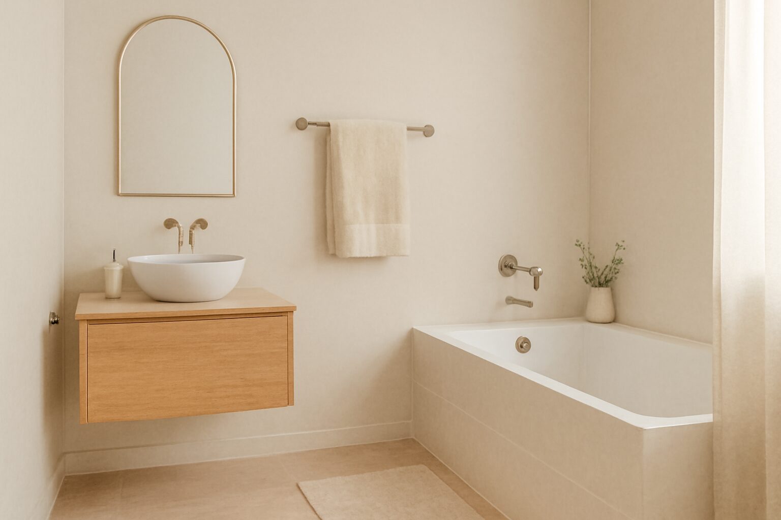 Cómo diseñar un baño minimalista que sea práctico y relajante