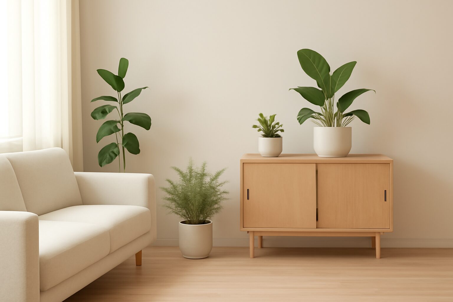 Cómo usar plantas en la decoración minimalista sin romper la armonía